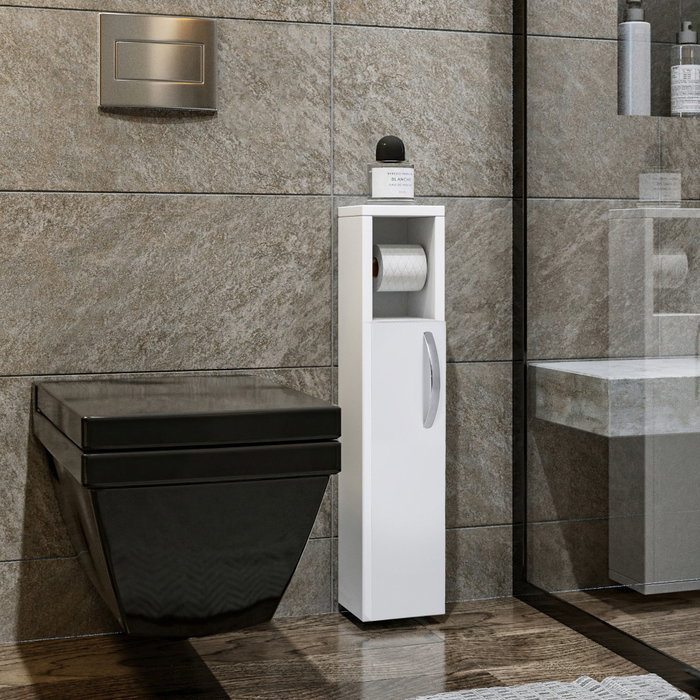Hanah Home Armario de Baño Star - White Elegancia Escandinava Blanco 15x65x12 cm